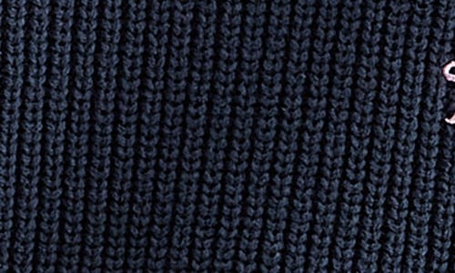 Lucky Brand Embroidered Bow Sweater In Blue