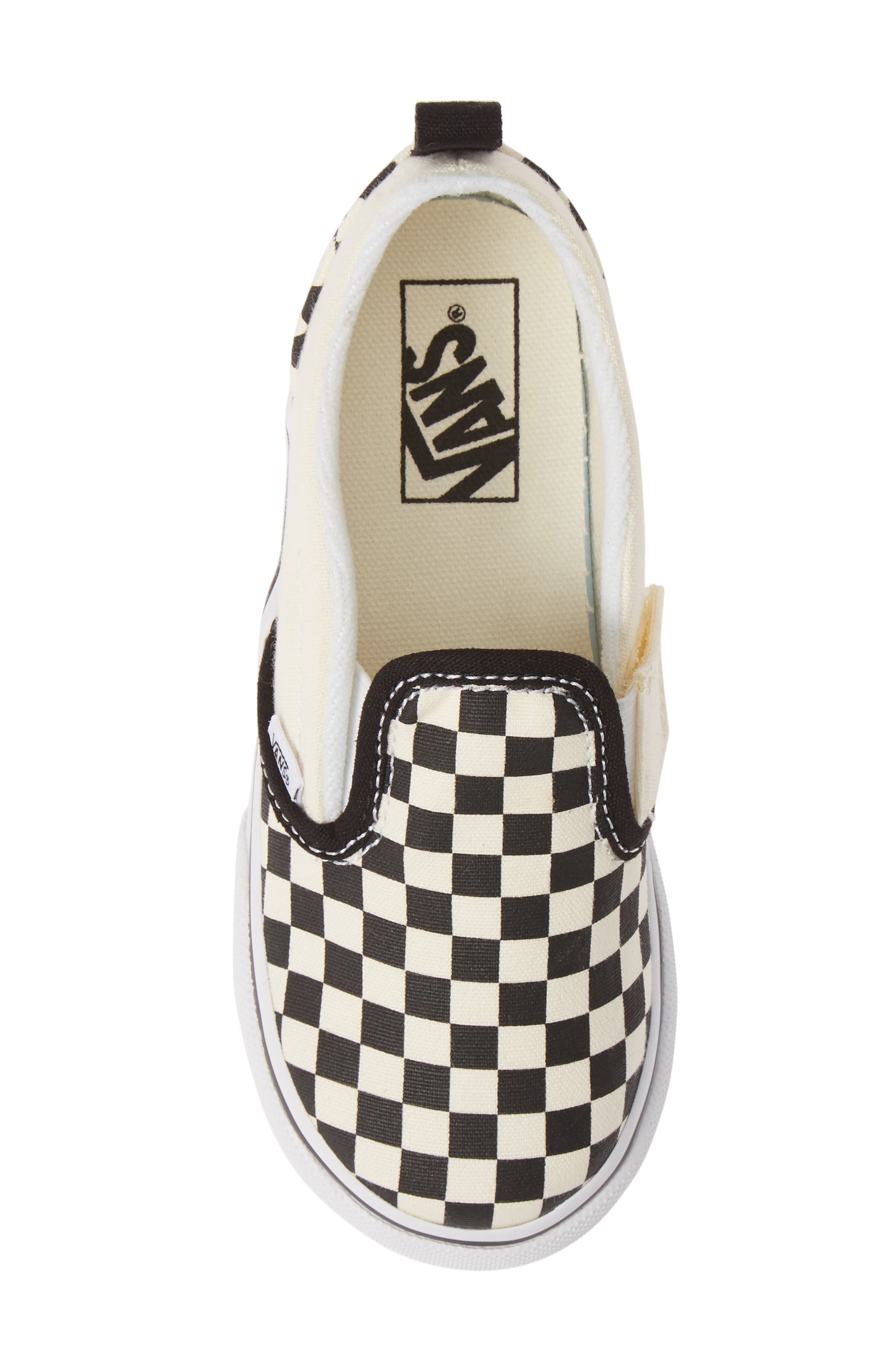 Vans Kids' Checkerboard Sneaker, Alternate, color, Checkerboard Black/ White