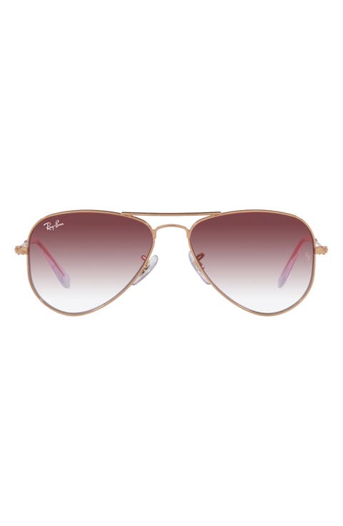 Junior 52mm Aviator Sunglasses (Kids)