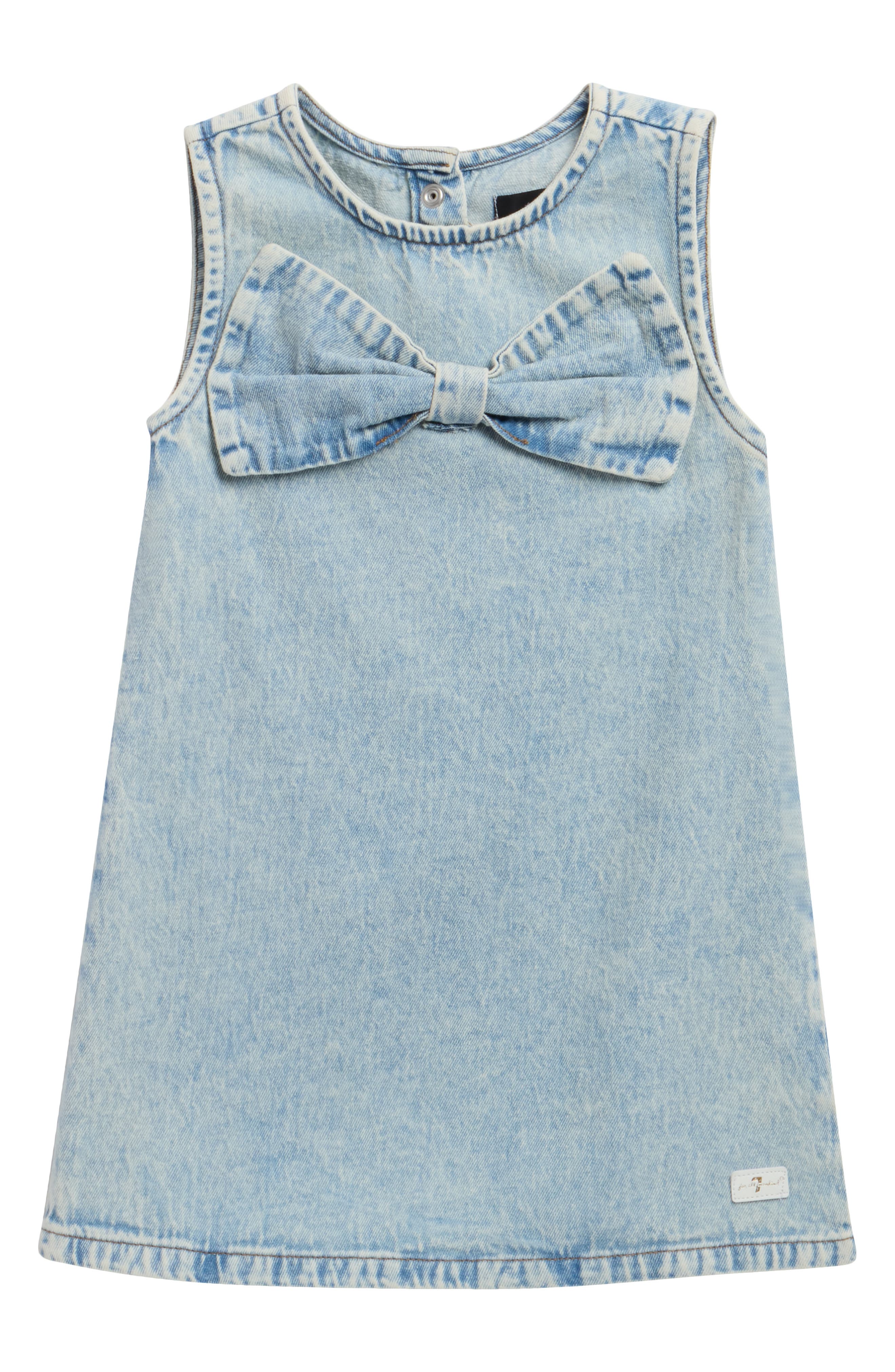7 For All Mankind Kids' Sleeveless Denim Dress