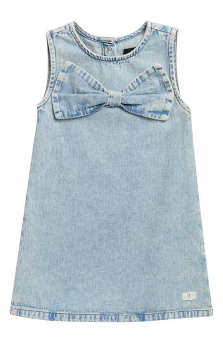 7 For All Mankind Kids' Denim Sleeveless Dress