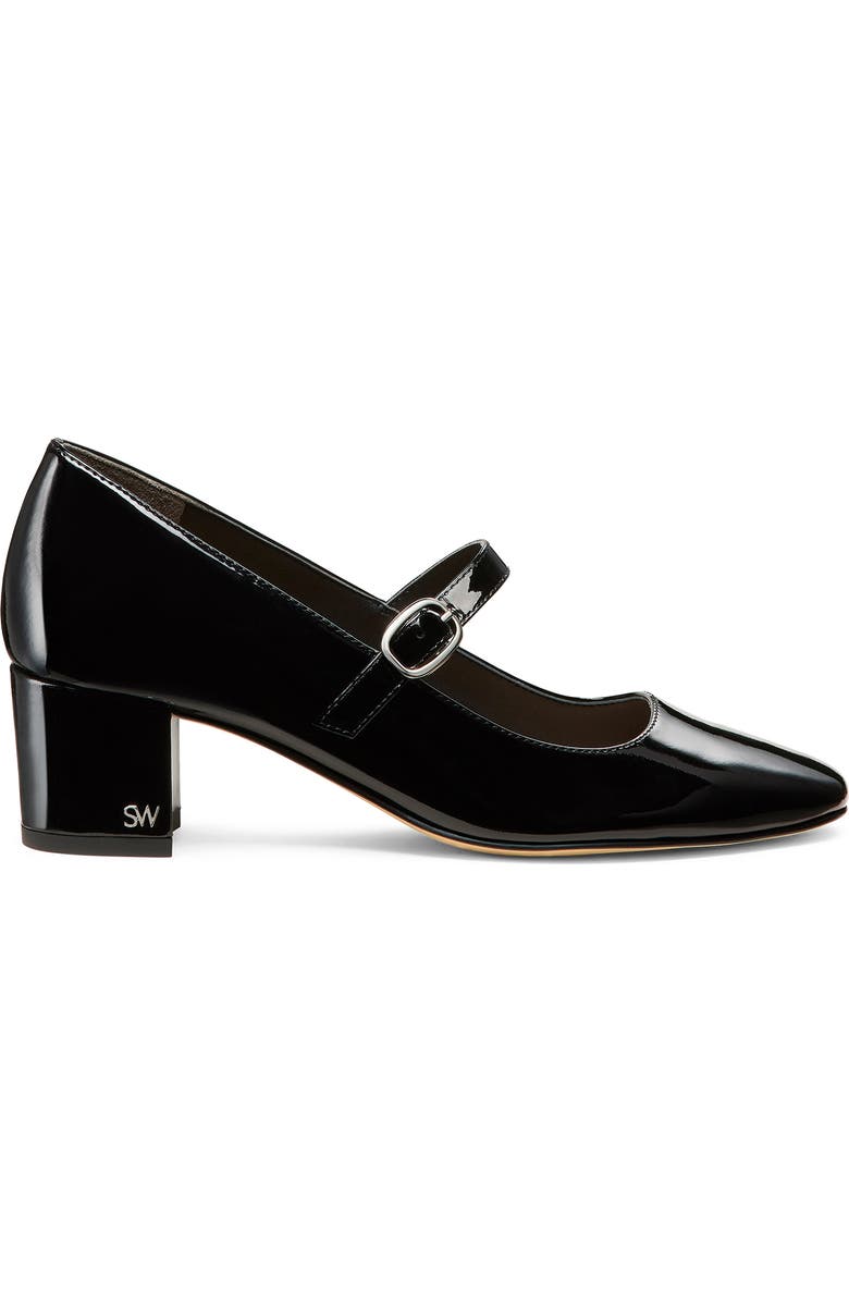 Stuart Weitzman Louise 50 Mary Jane Pump, Alternate, color, Black