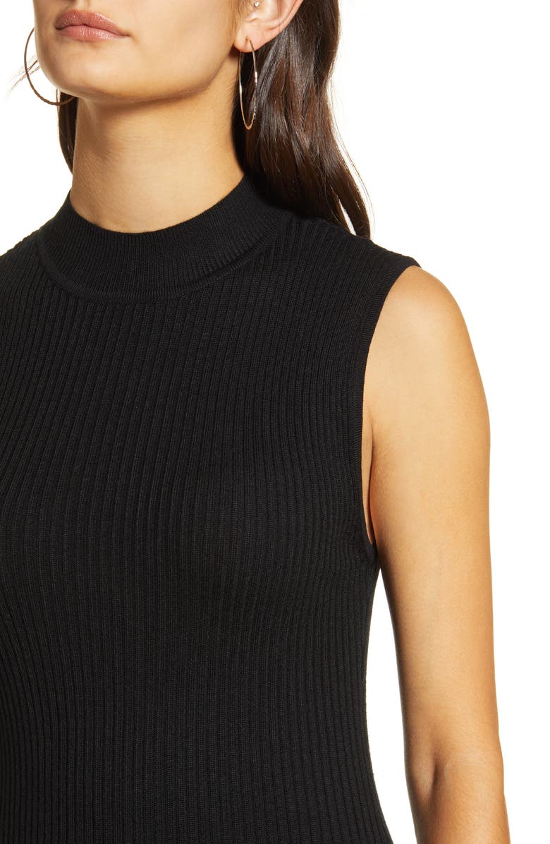 All in Favor Ribbed Midi Sweater Dress, Alternate, color, 