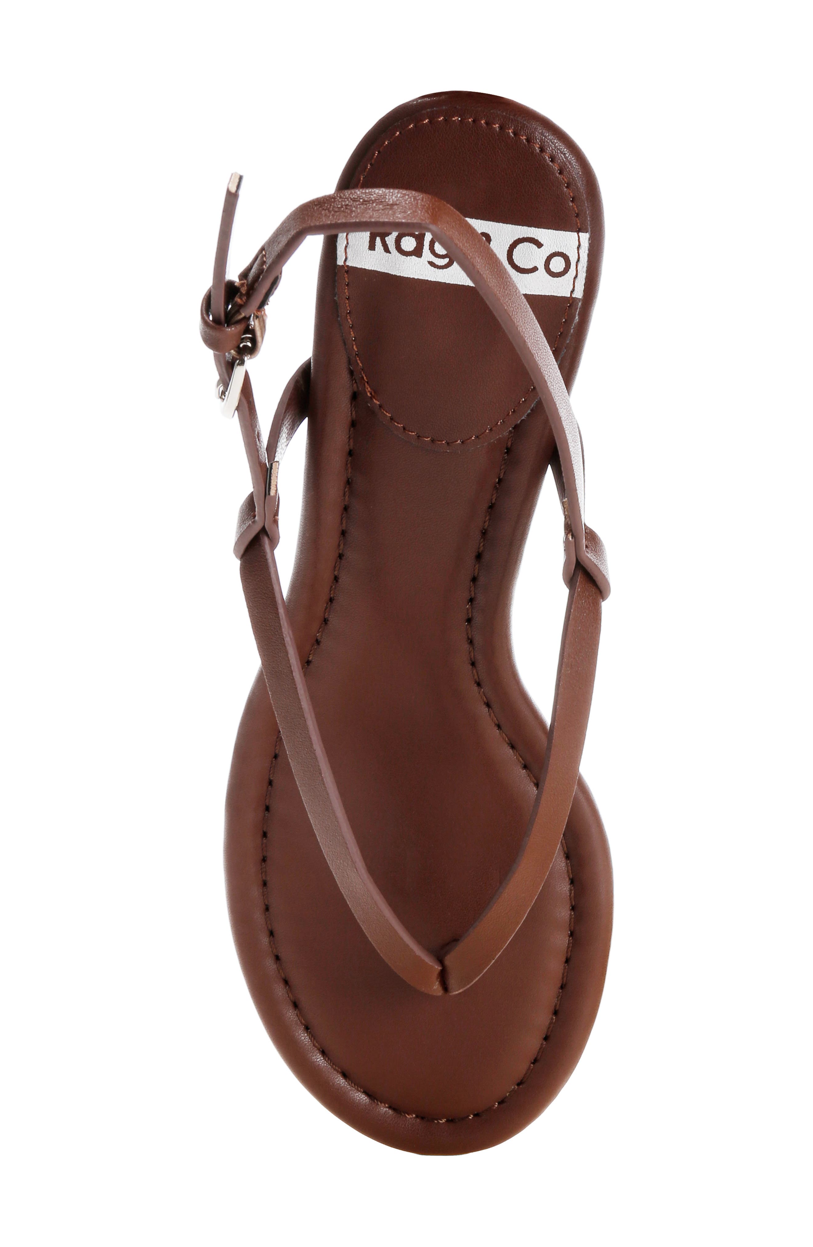 Brisbou Leather Sandal, Alternate, color, BROWN