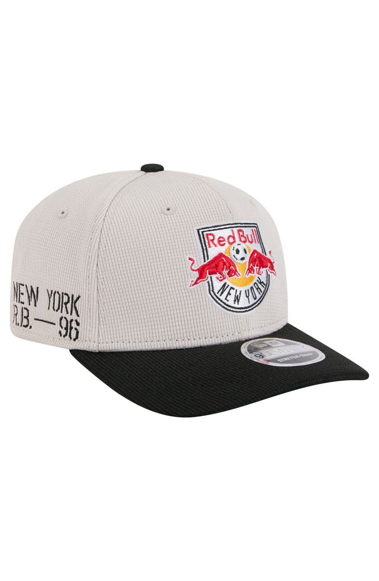 New Era Men's New Era  Khaki/Black New York Red Bulls 2025 Jersey Hook 9SEVENTY Stretch-Snap Hat, Main, color, Khaki