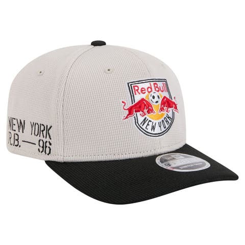 Men's New Era  Khaki/Black New York Red Bulls 2025 Jersey Hook 9SEVENTY Stretch-Snap Hat