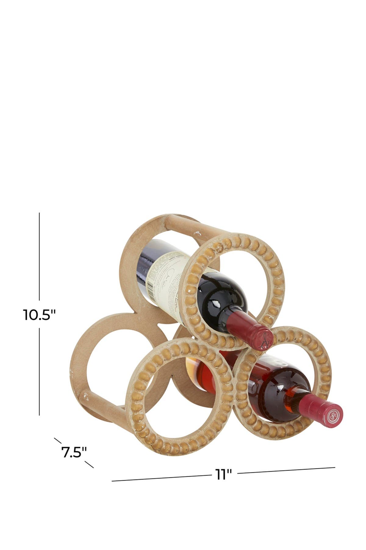 SONOMA SAGE HOME White Wood Farmhouse Wine Rack - 11