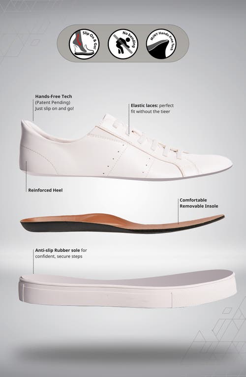 MARC JOSEPH NEW YORK MARC JOSEPH NEW YORK GENEVA HANDS-FREE SNEAKER