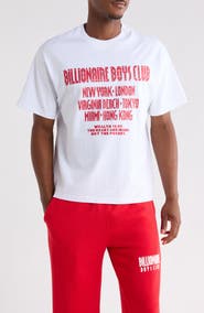 Billionaire Boys Club BB Club Boxy Fit Cotton Graphic T-Shirt