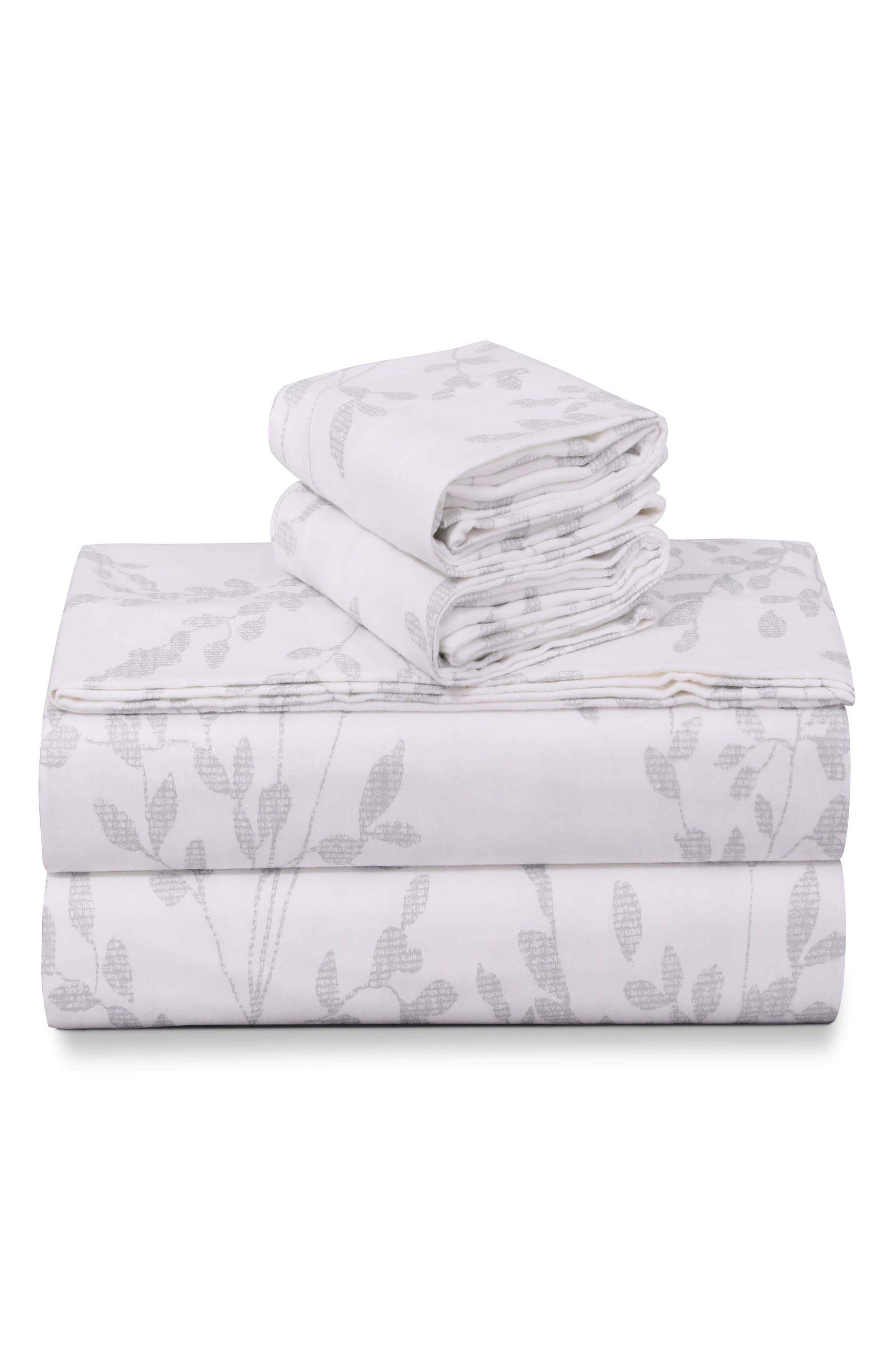 AZORES HOME Set of 2 Cotton Flannel Pillowcases