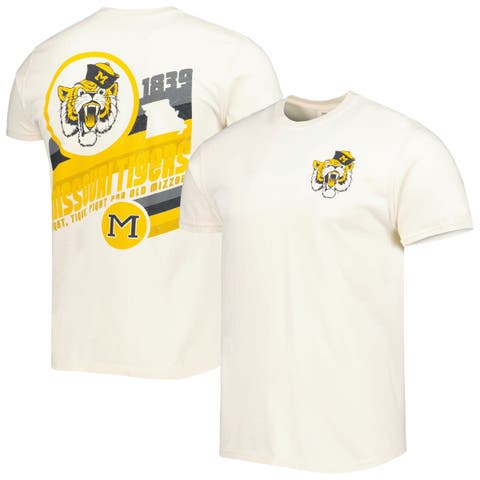 Men
s Cream Missouri Tigers Vault Vintage Comfort Color T-Shirt
