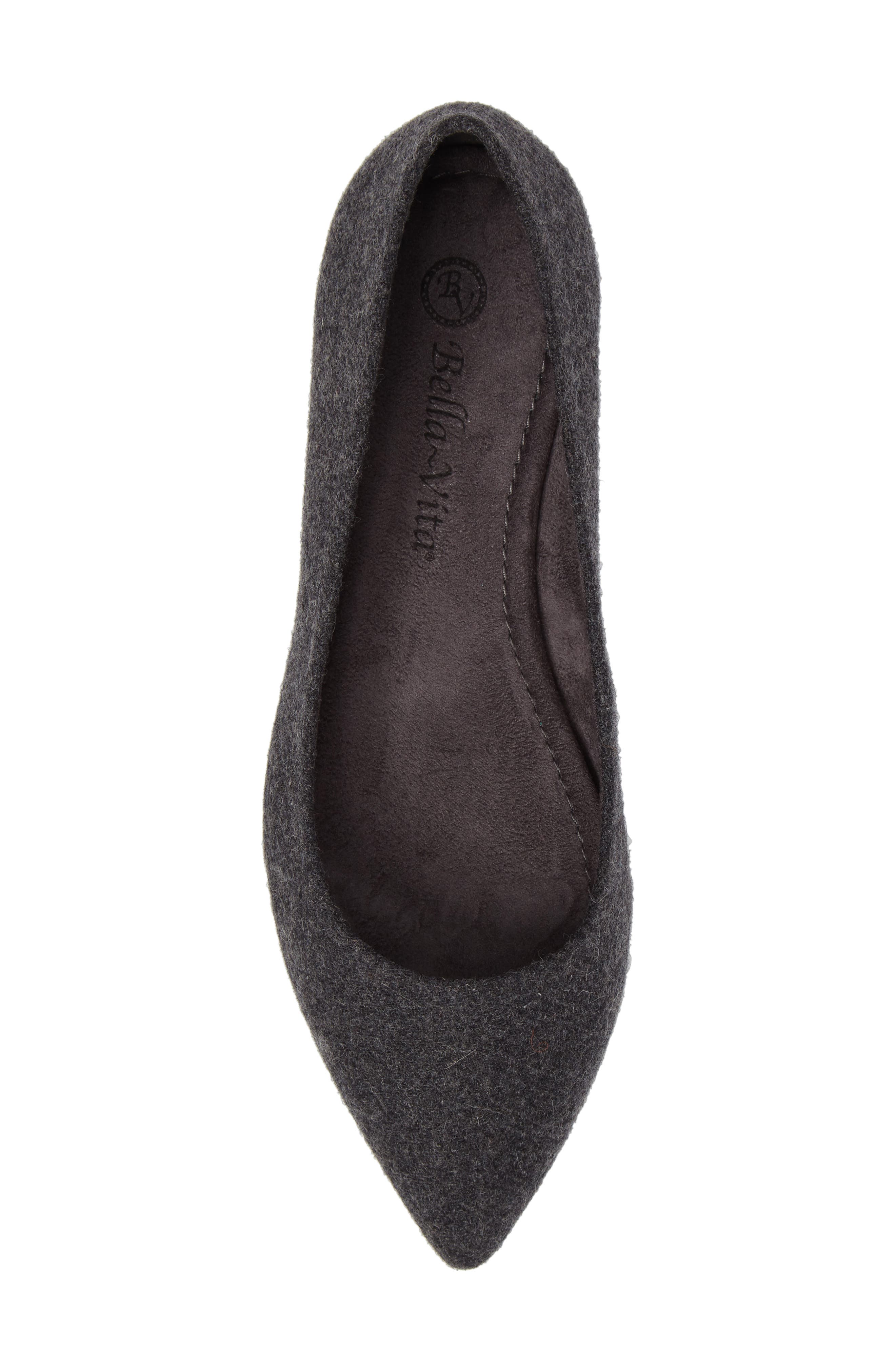Bella Vita Vivien Pointed Toe Flat, Alternate, color, 