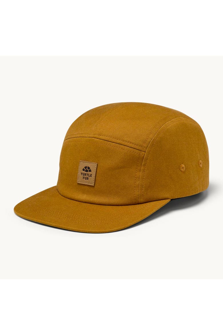 Cairn 5-Panel Hat, Main, color, Amber