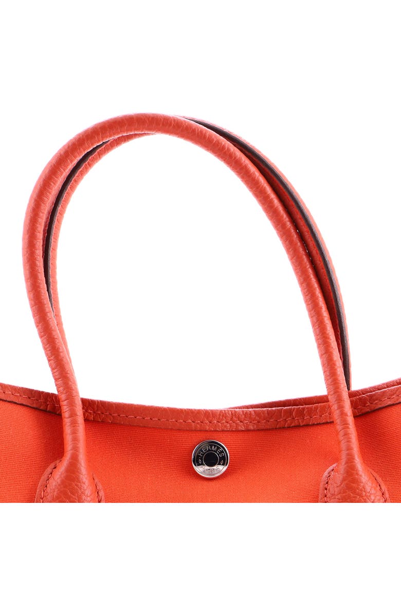 Pre-Owned Hermes Garden Party Tote Toile and Leather 30, Alternate, color, Orange Poppy