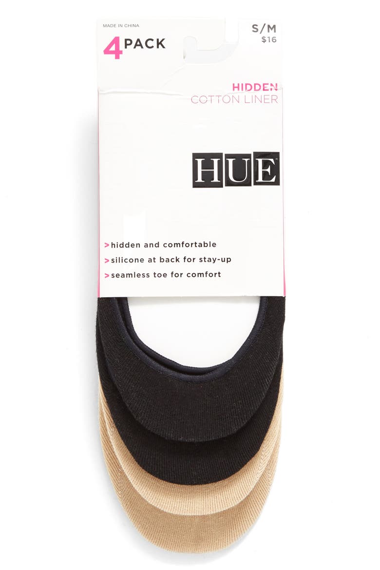 4-Pack Liner Socks, Alternate, color, ASSORTED PACK