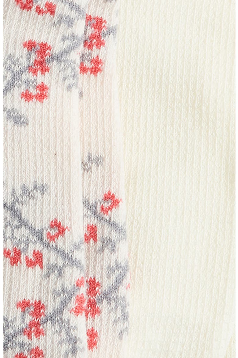 Assorted 2-Pack Lace Trim Trellis Socks, Alternate, color, ROSE NECTAR