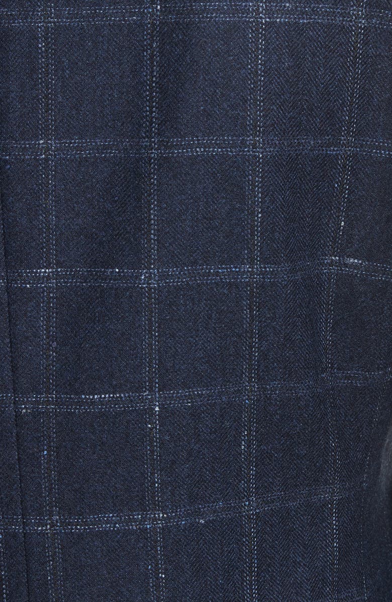 Canali Classic Fit Windowpane Wool & Cashmere Sport Coat, Alternate, color,