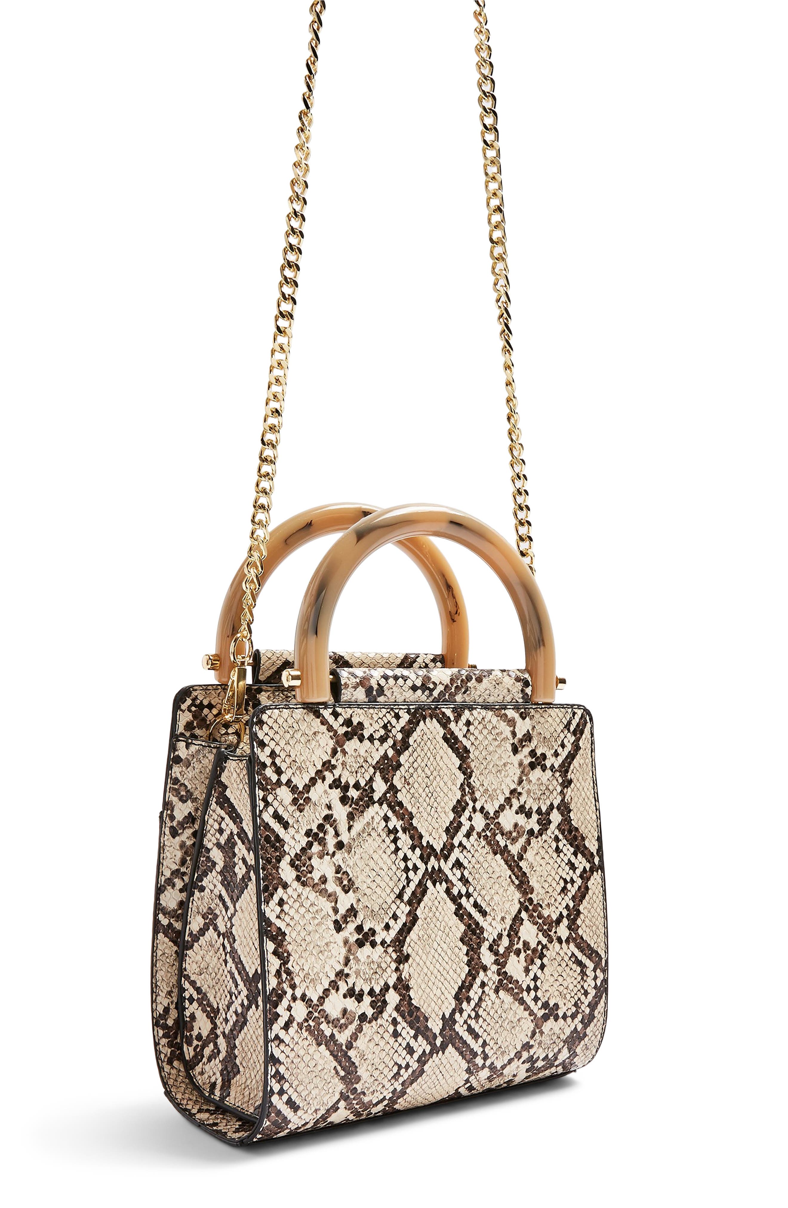 Topshop Selma Shoulder Bag, Alternate, color, 