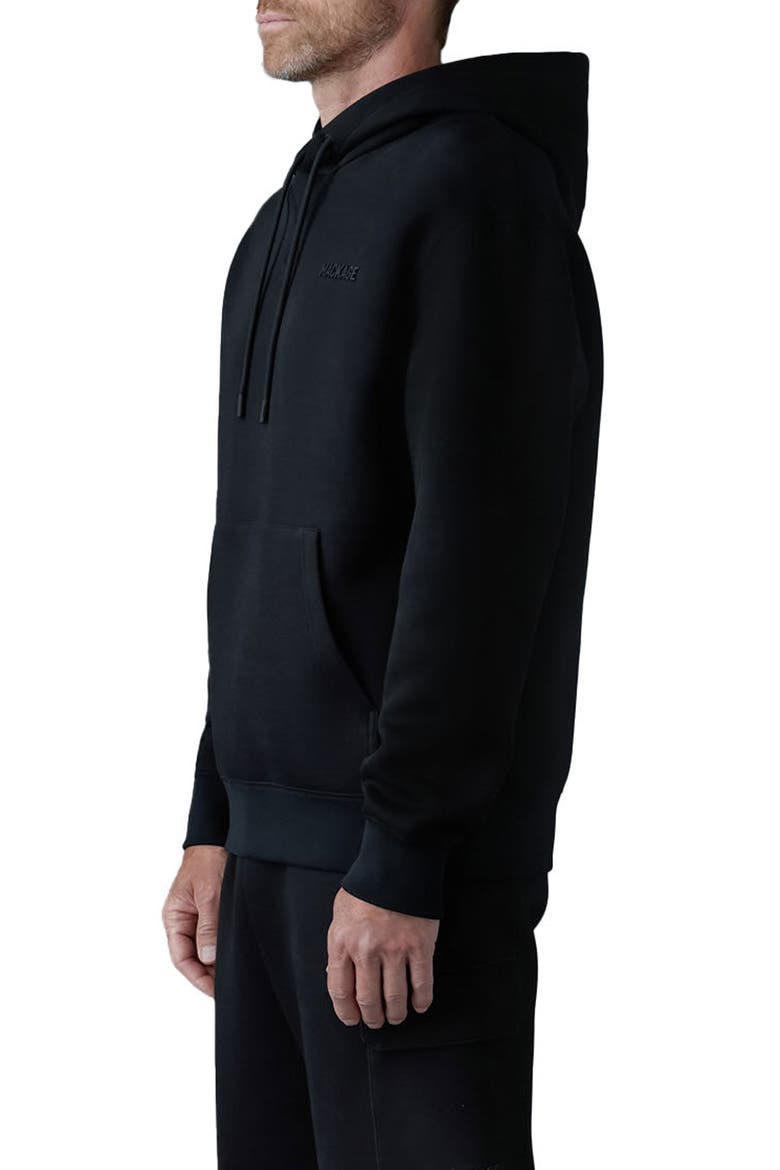 Krystian Double Face Jersey Hoodie, Alternate, color, BLACK
