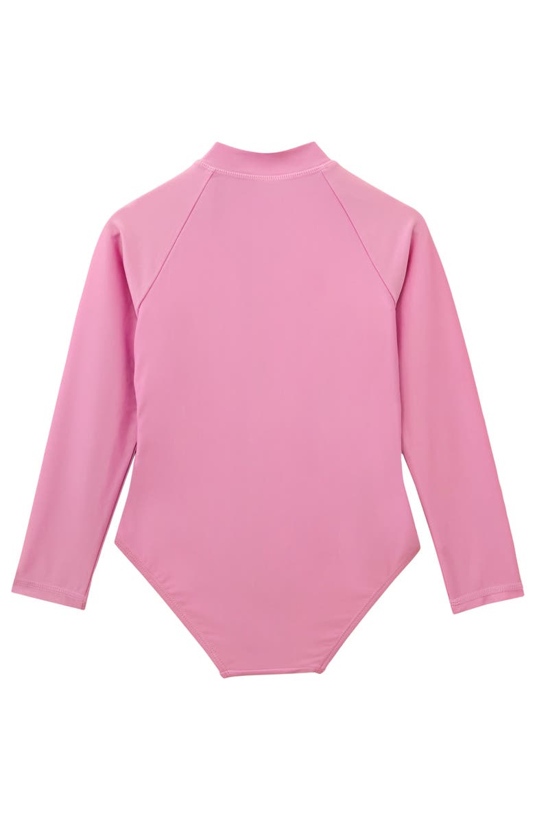 Roarsome Hop Swimsuit Little Kids & Big Kids, Alternate, color, Medium Pink