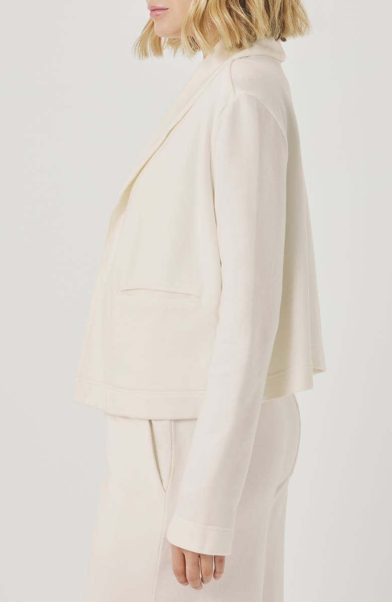 Splendid Greta Terry Blazer, Alternate, color, Shell White