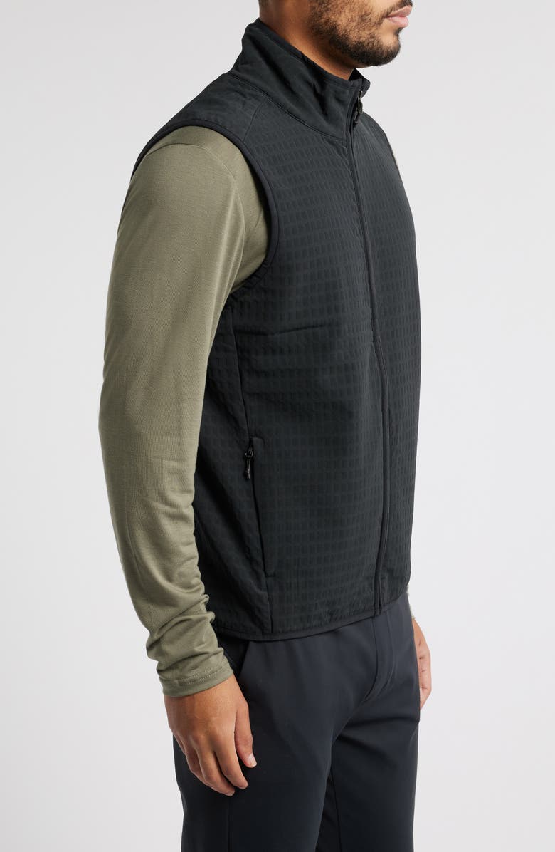 Free Fly Gridback Fleece Lined Vest, Alternate, color, Black