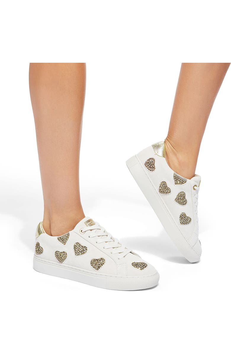 Kurt Geiger London Lane Love Sneaker, Alternate, color, Beige