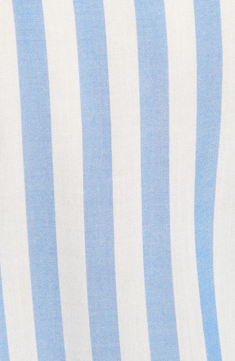7 For All Mankind <sup>®</sup> Stripe Tie Front Shirt, Alternate, color, 
