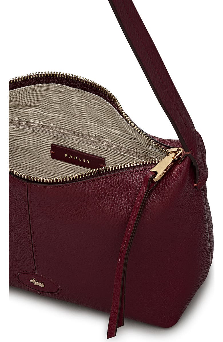 Radley Maldon Mews Medium Leather Shoulder Bag, Alternate, color, Dark Cherry