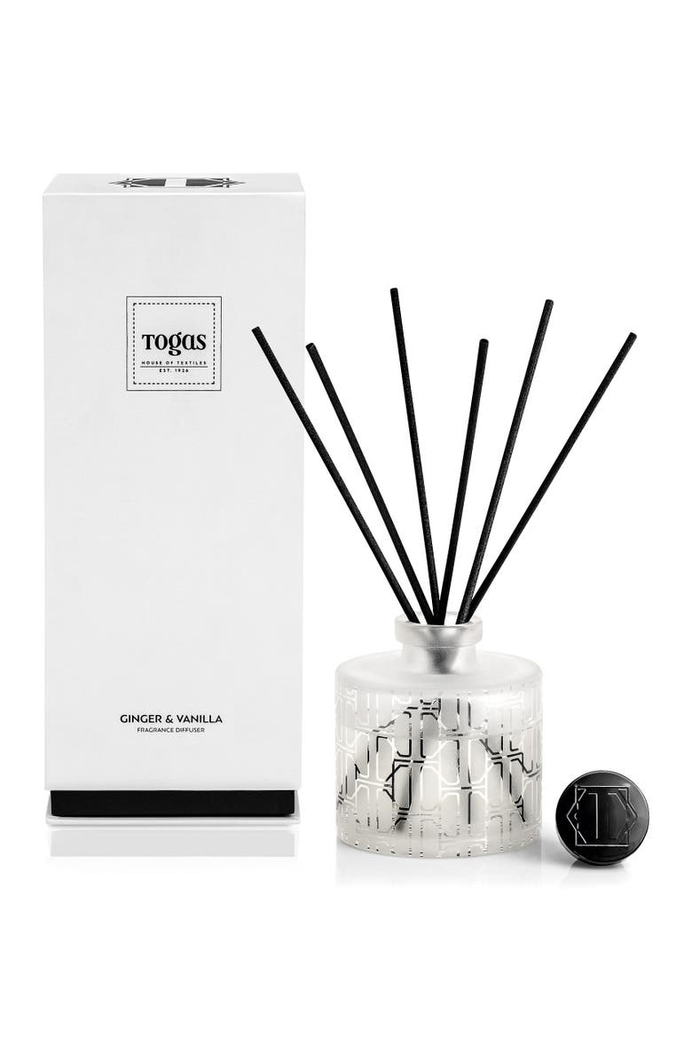 Ginger&Vanilla Aromatic Diffuser, Alternate, color, White
