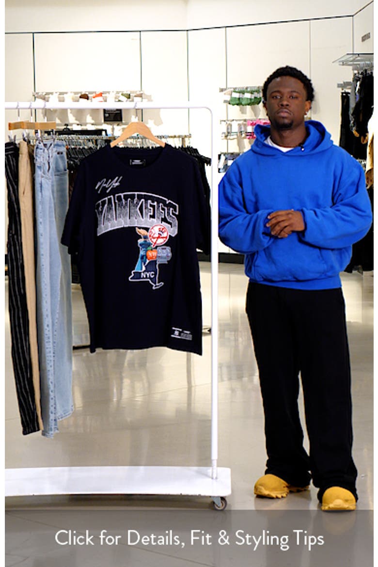 Men's Pro Standard Navy New York Yankees 1996 World Series Hometown T-Shirt video