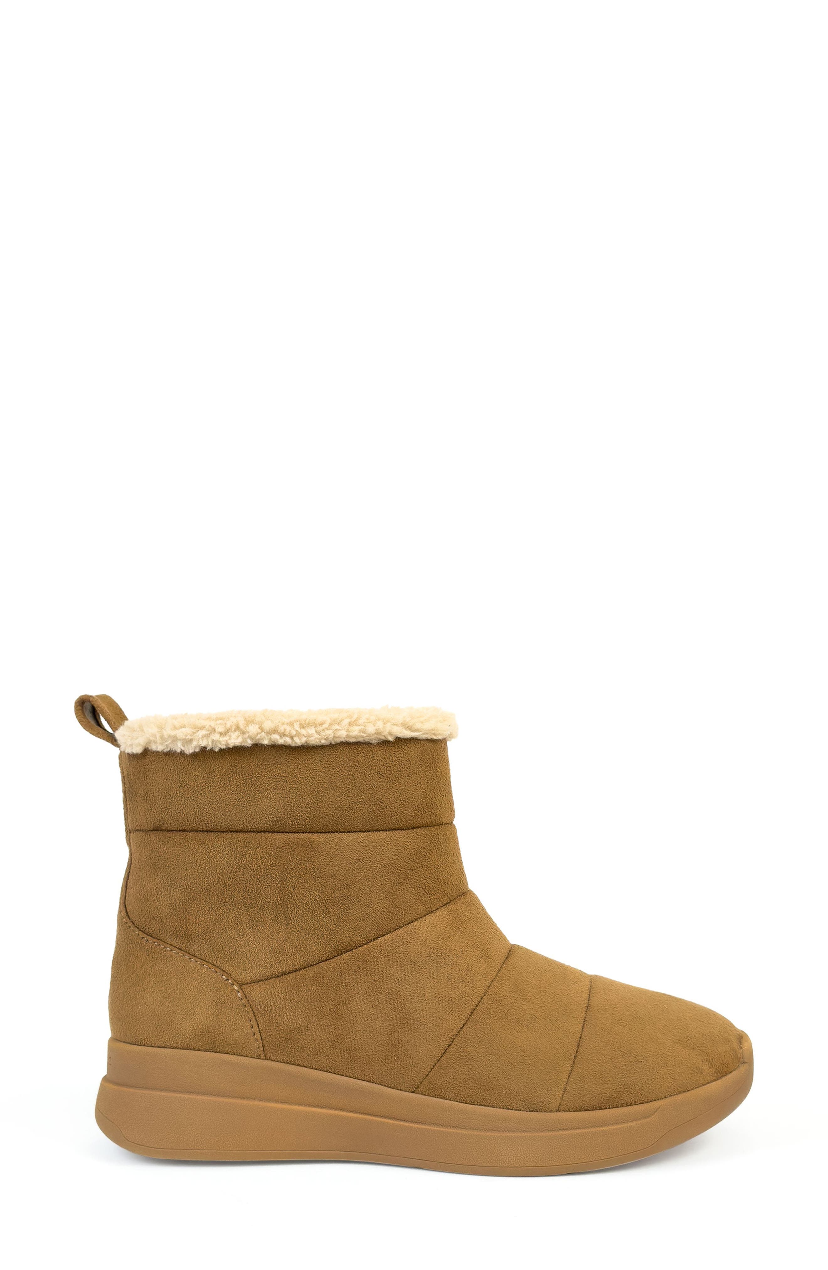 Fawne Faux Shearling Lined Boot, Alternate, color, TNL TOBACCO/NATURAL