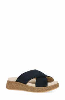 Dansko Bridget Platform Wedge Slide Sandal