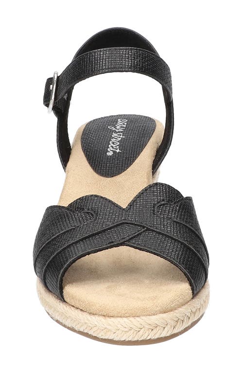 EASY STREET EASY STREET MIRAMAR ANKLE STRAP WEDGE SANDAL