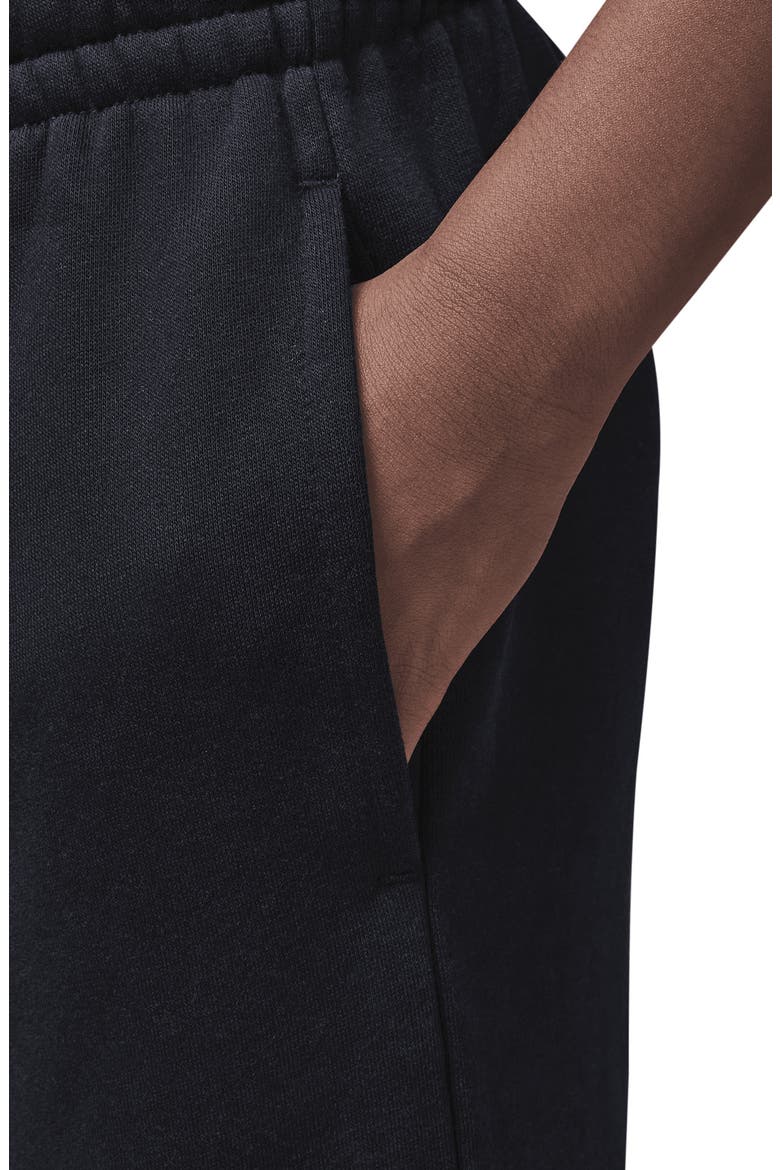 Kids' Y2K Fleece Cargo Joggers, Alternate, color, BLACK