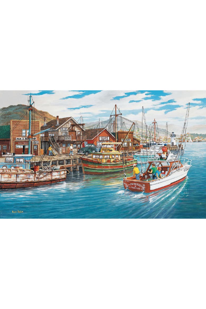 Pier 3 1000 piece Jigsaw Puzzle for Adults, Alternate, color, Multicolor
