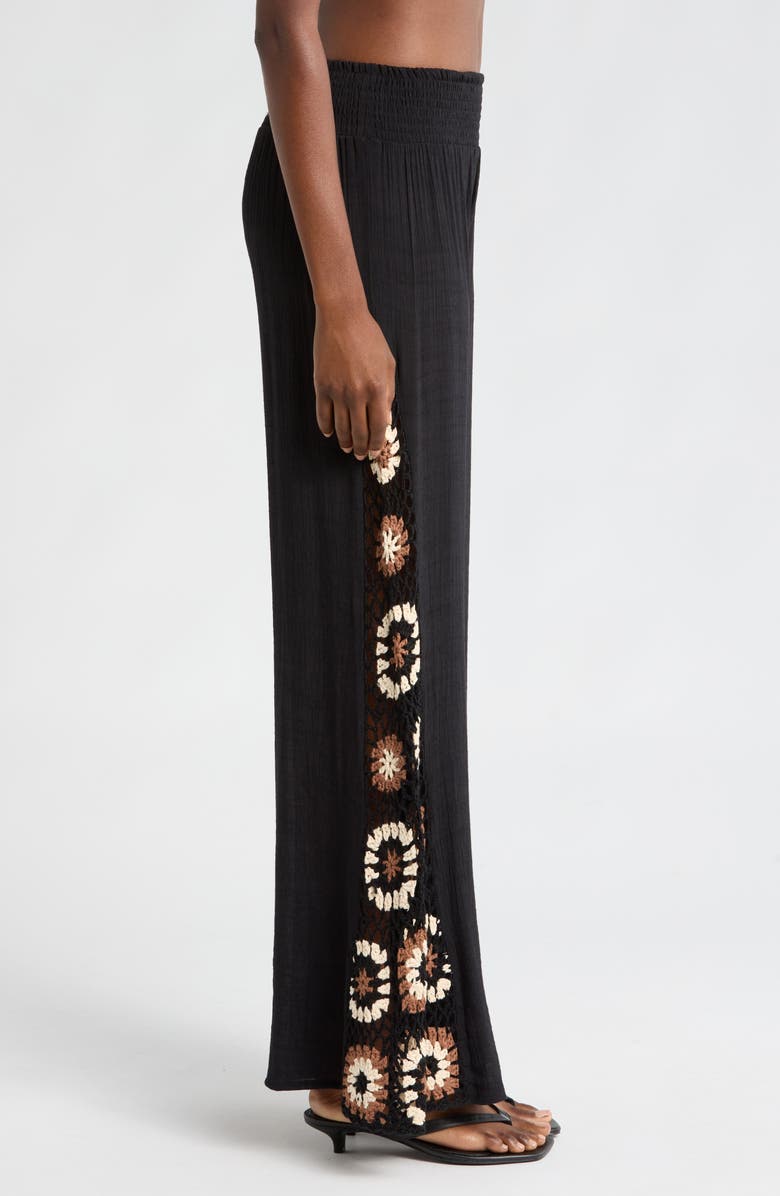 Elan Crochet Cover-Up Pnats, Alternate, color,