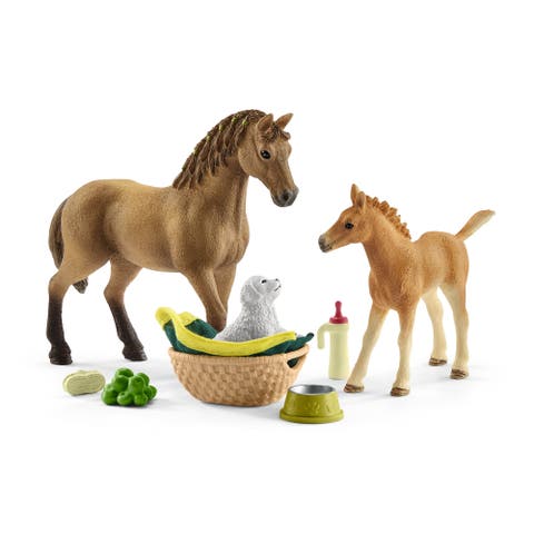 Horse Club Sarah's Baby Animal Care 9 Piece Playset