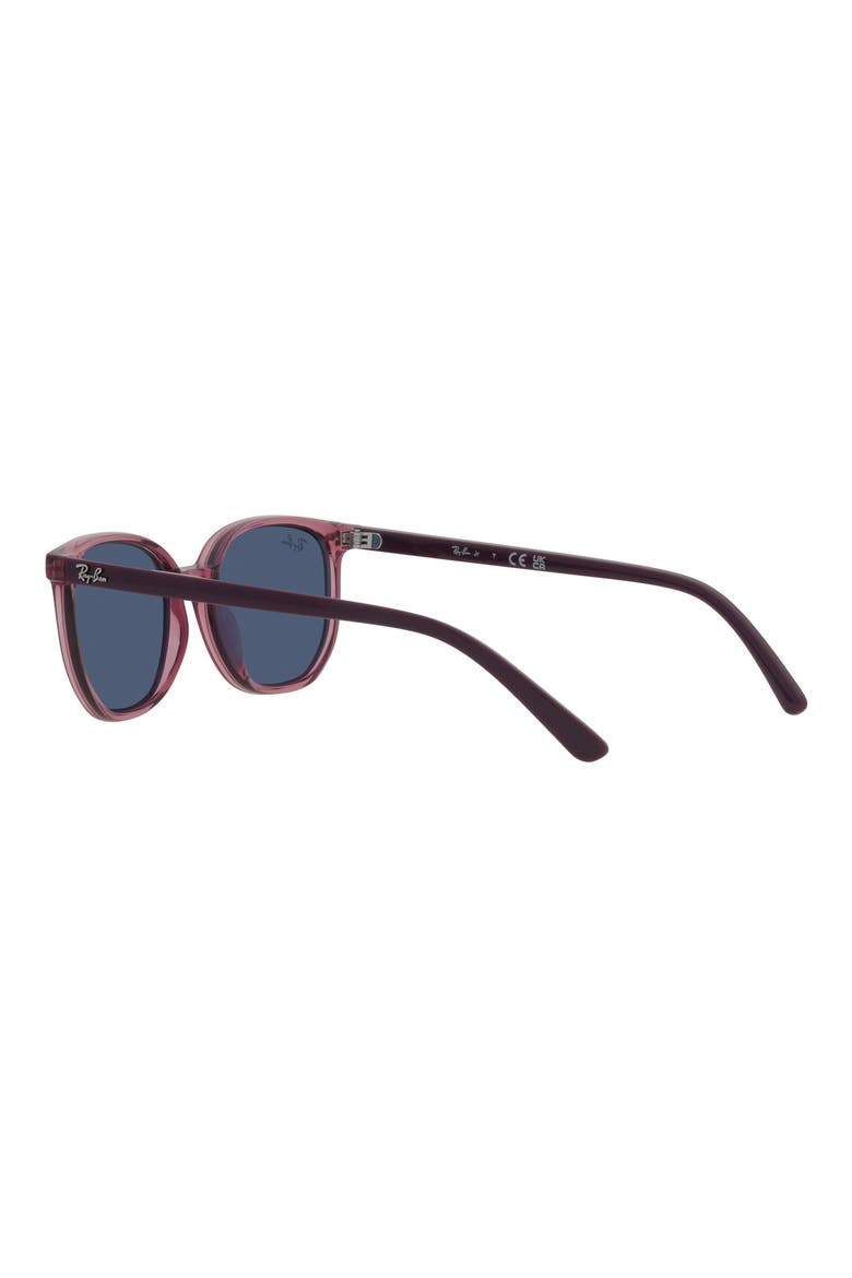 Kids' Elliot Junior 46mm Square Sunglasses, Alternate, color, TRANS PINK