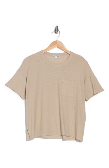 JAMES PERSE JAMES PERSE CREWNECK POCKET T-SHIRT