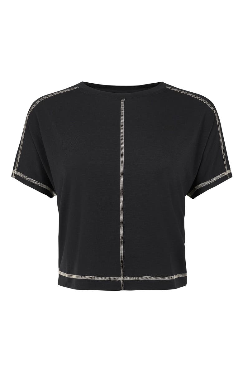 Sweaty Betty Halle Berry x Sweaty Betty Patience Split Back T-Shirt, Alternate, color, 