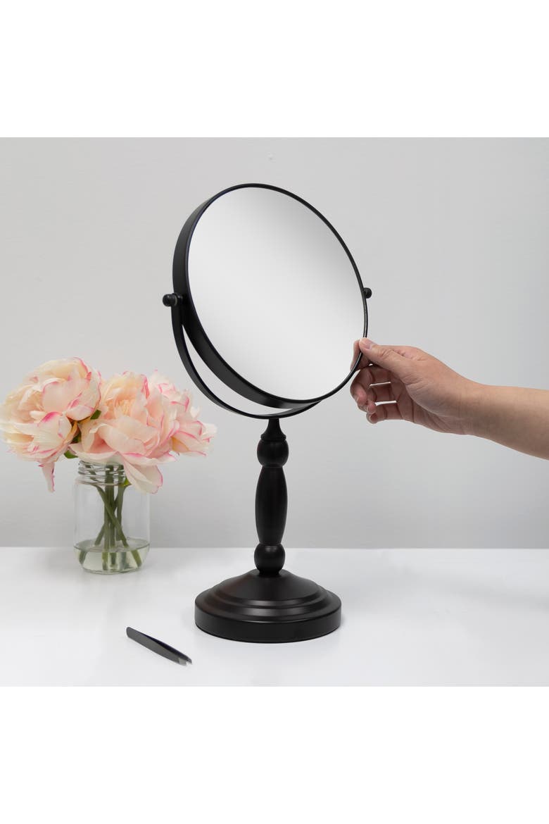 Makeup Mirror with 10X/1X Magnifications, Alternate, color, Oil-Rubbed Bronze