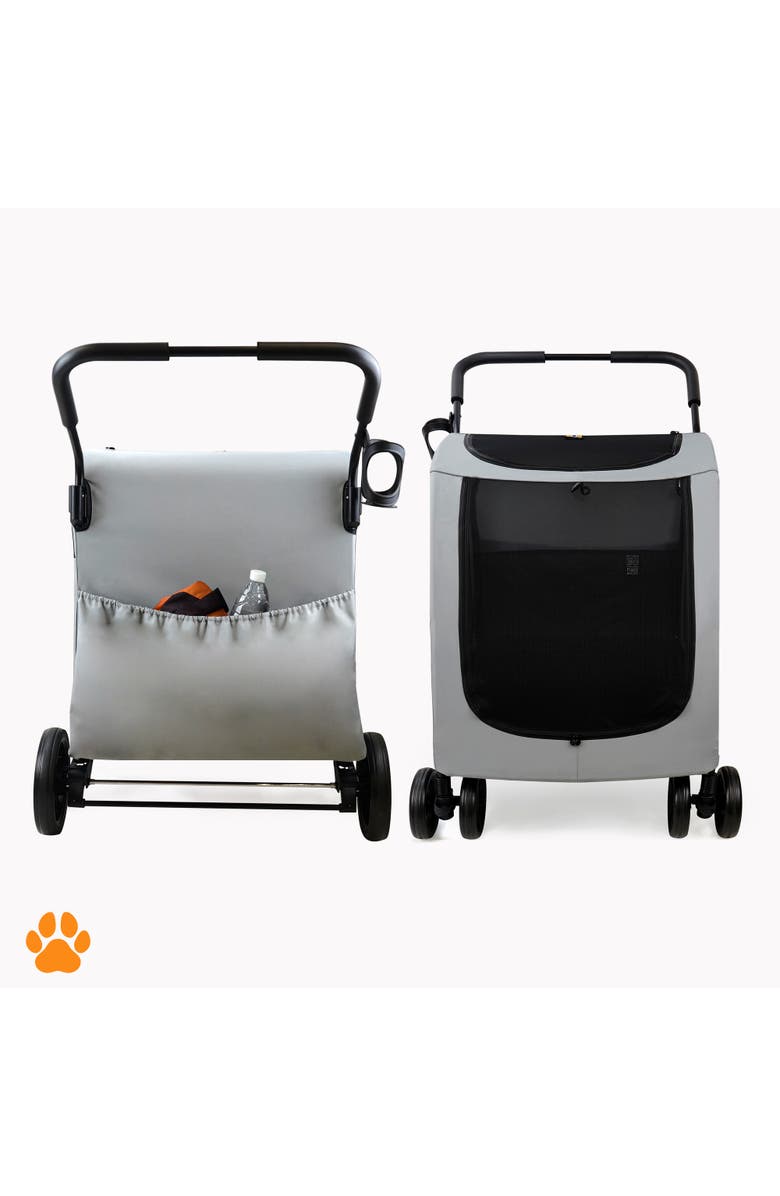 My Duque Chester Raincover Pet Stroller, 110 Pound Capacity, Alternate, color, Gray