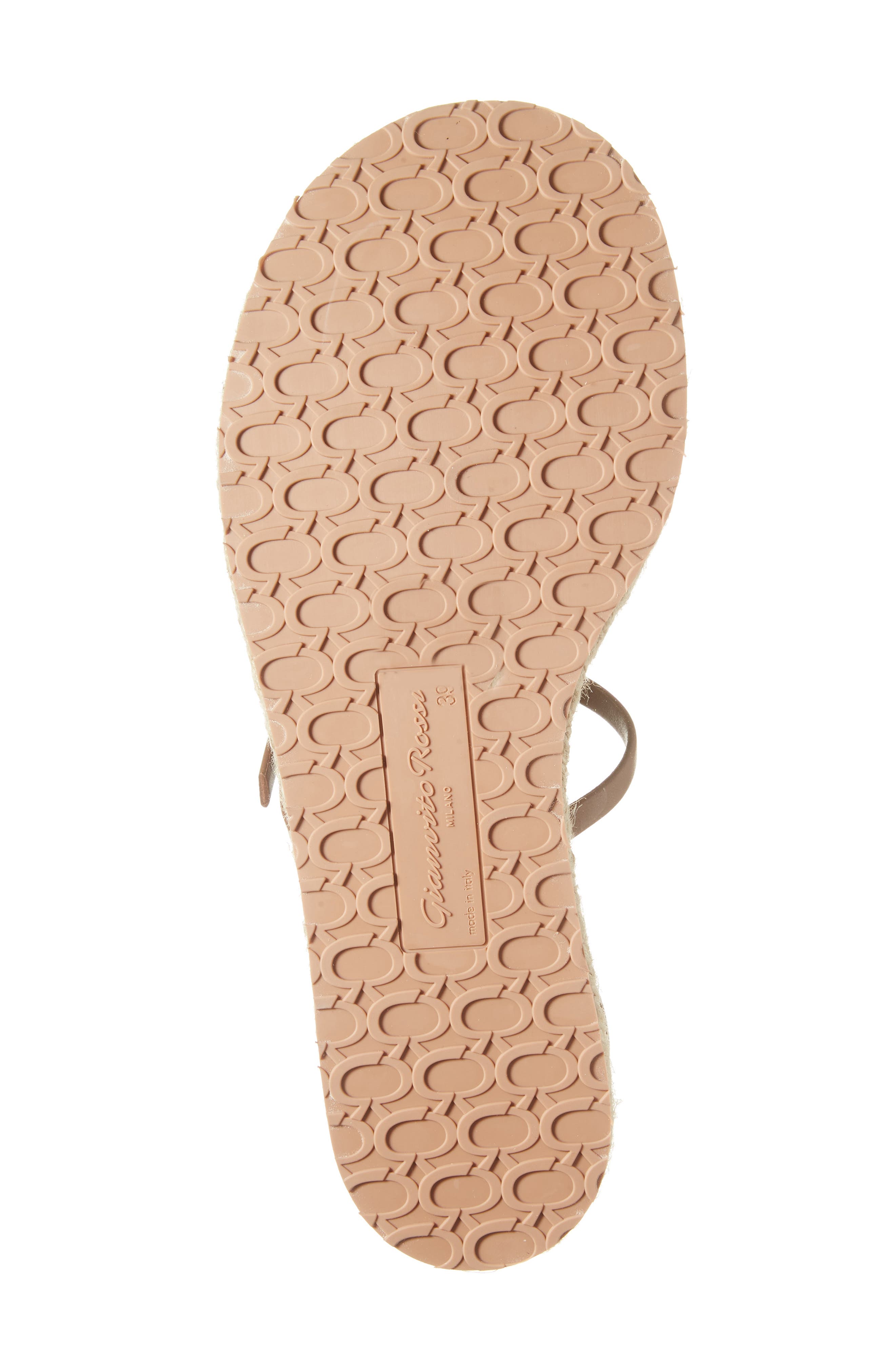 Gianvito Rossi Stone Embellished Espadrille Sandal, Alternate, color, Cuoio Naturale
