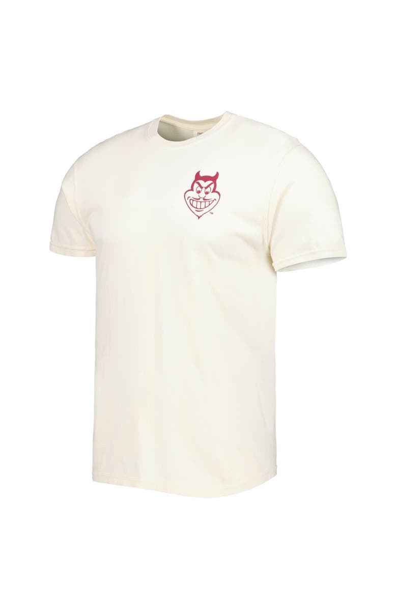 IMAGE ONE Men's Cream Arizona State Sun Devils Vault Vintage Comfort Color T-Shirt, Alternate, color, 