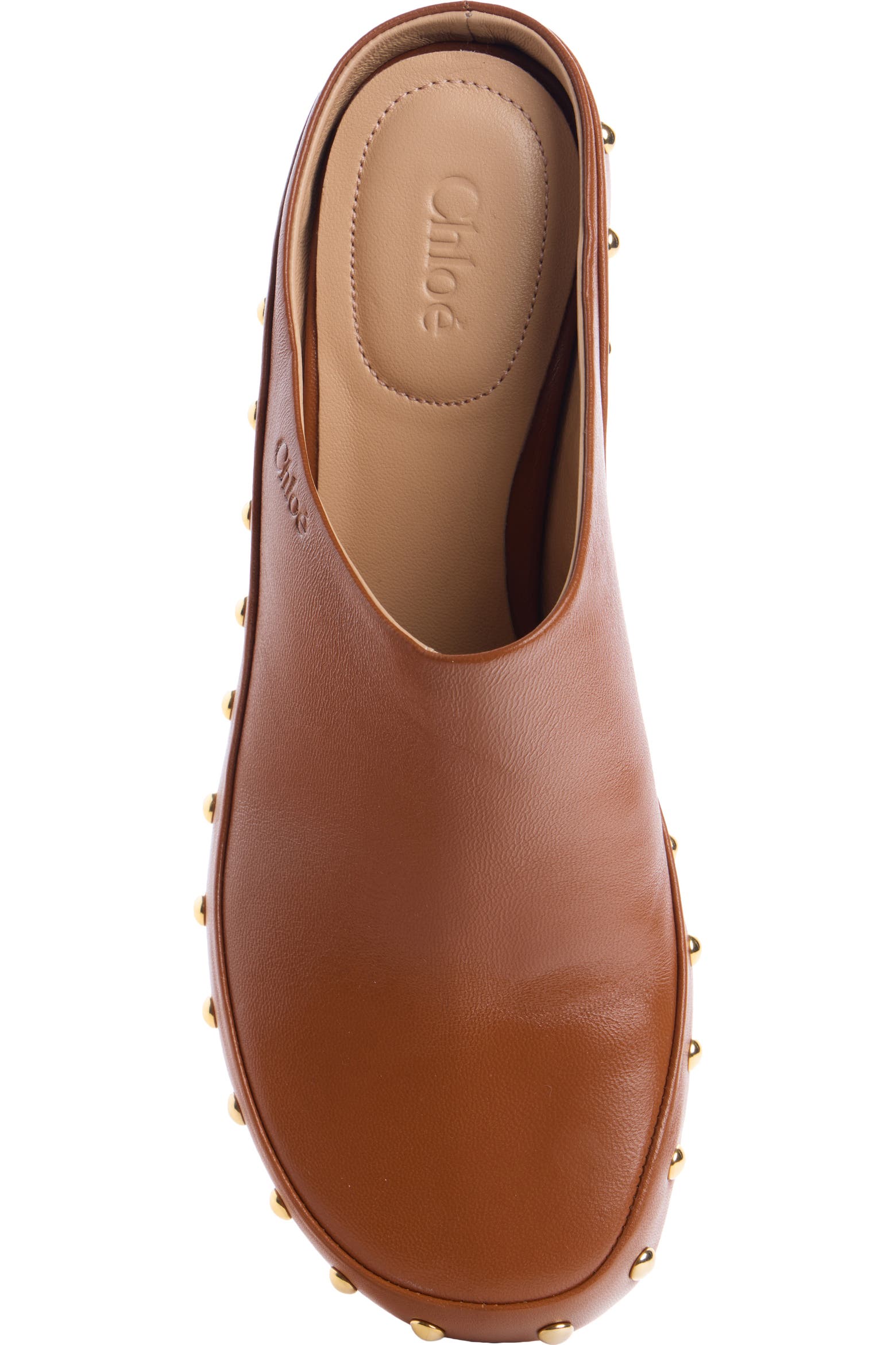 Color Code 055 Chloé Junie Studded Kitten Heel Mule Pump (Women) | Nordstrom