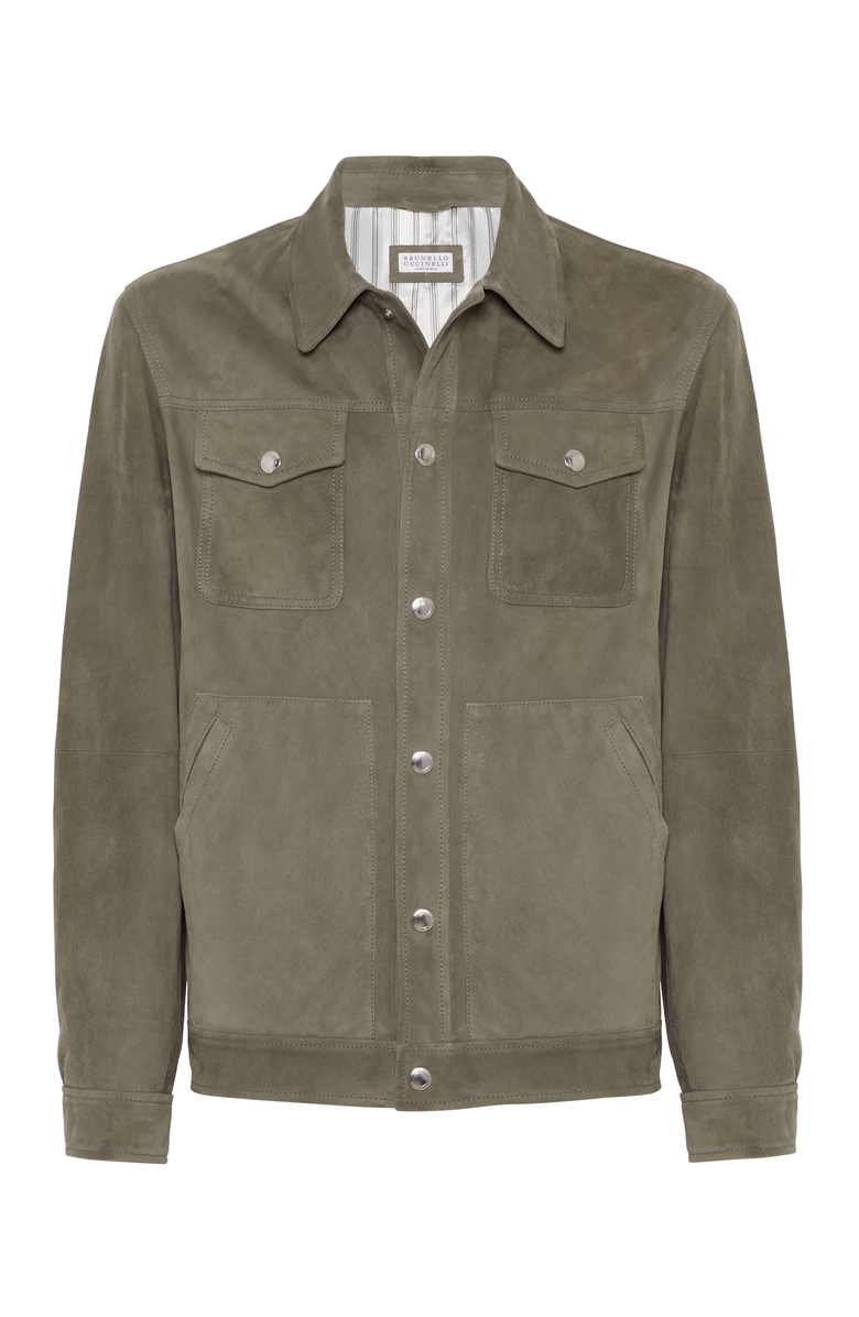 Brunello Cucinelli Shirt-style outerwear jacket, Main, color, 