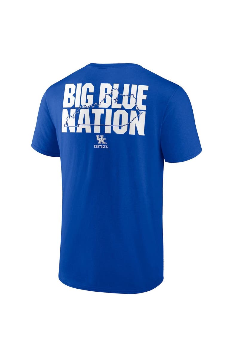FANATICS Men's Fanatics Royal Kentucky Wildcats Hometown Collection 2-Hit T-Shirt, Alternate, color, 
