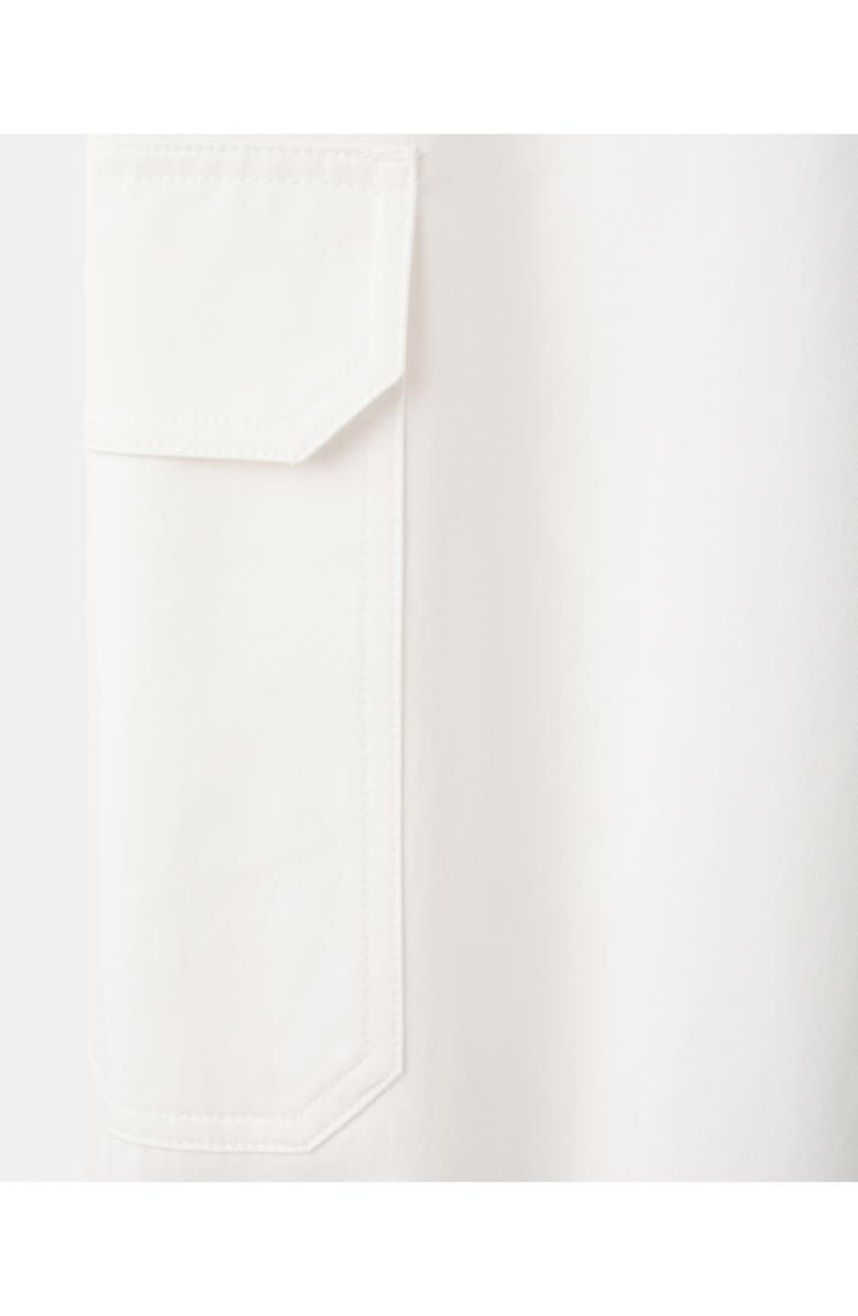 MANGO Cotton Cargo Joggers, Alternate, color, White