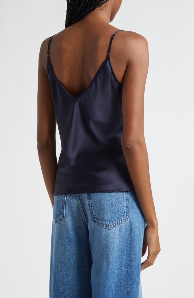 L'AGENCE Lexi Silk Camisole, Alternate, color, Black